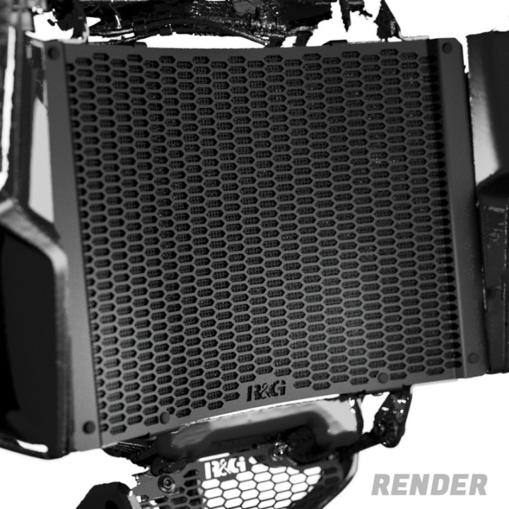 Protection de radiateur R&G Racing Pro RAD0380PROBK | Oxmoto