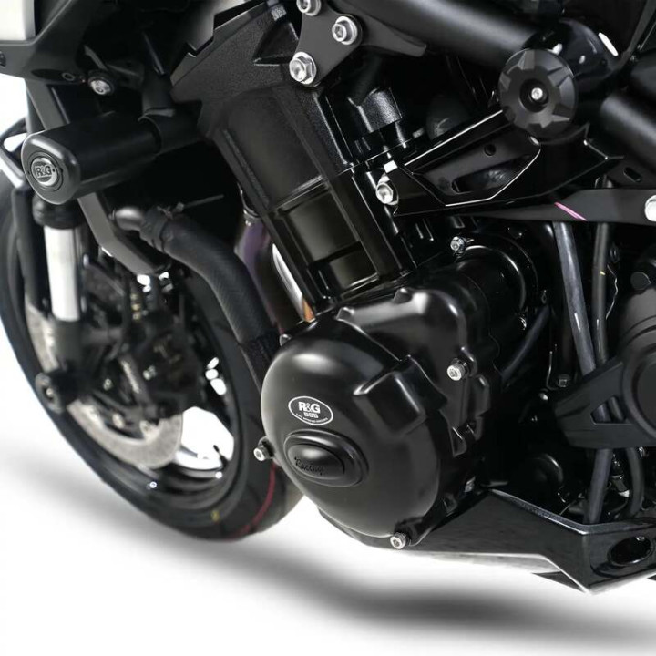 Protection carter moteur R&G Racing gauche ECC0396R | Oxmoto