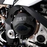 Couvre-carter droit (embrayage) R&G RACING PRO noir ECC0289PRO