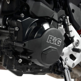 Couvre-carter gauche (alternateur) R&G RACING PRO noir ECC0303PRO