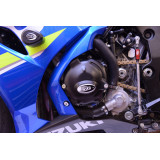 Couvre-carter gauche R&G RACING noir Suzuki GSX-R1000 ECC0229BK