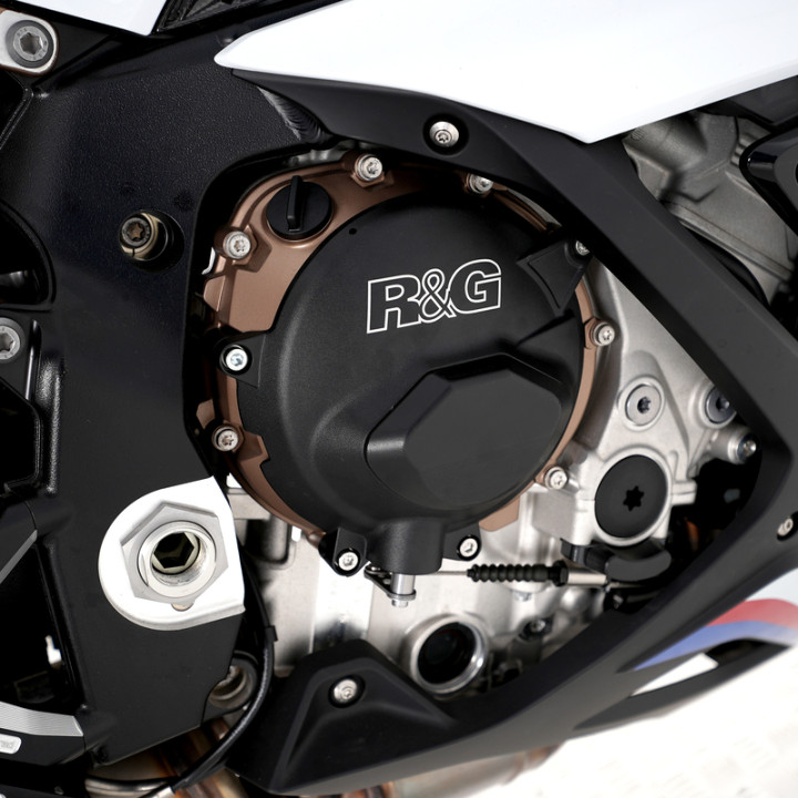 Kit de couvre-carter moteur (alternateur/embrayage) R&G RACING PRO noir KEC0175PRO