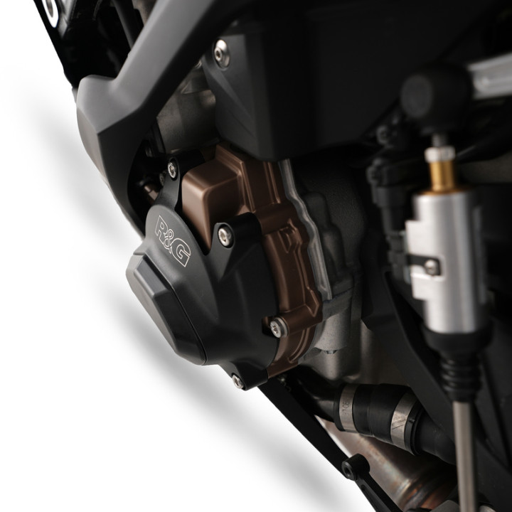 Kit de couvre-carter moteur (alternateur/embrayage) R&G RACING PRO noir KEC0175PRO