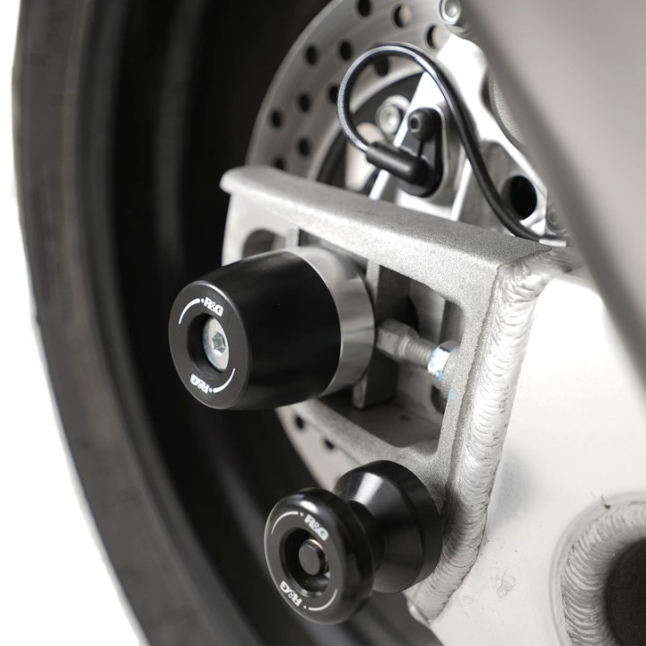 Protection de bras oscillant et d'axe de roue arrière R&G RACING SP0116BK