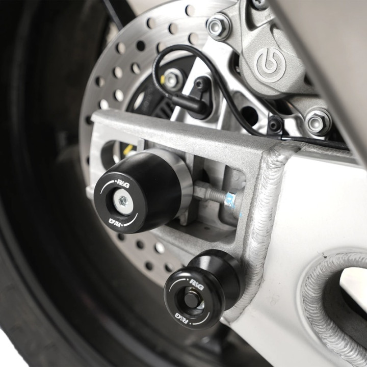 Protection de bras oscillant et d'axe de roue arrière R&G RACING SP0116BK