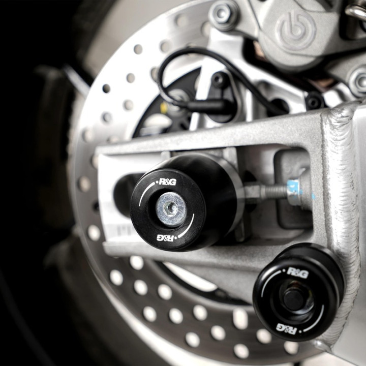 Protection de bras oscillant et d'axe de roue arrière R&G RACING SP0116BK