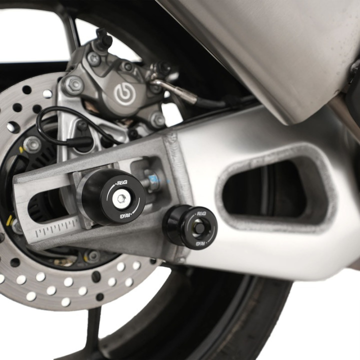 Protection de bras oscillant et d'axe de roue arrière R&G RACING SP0116BK