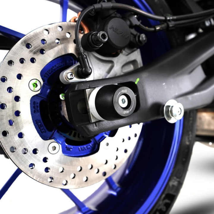 Protection de bras oscillant et d'axe de roue arrière R&G RACING SP0121BK