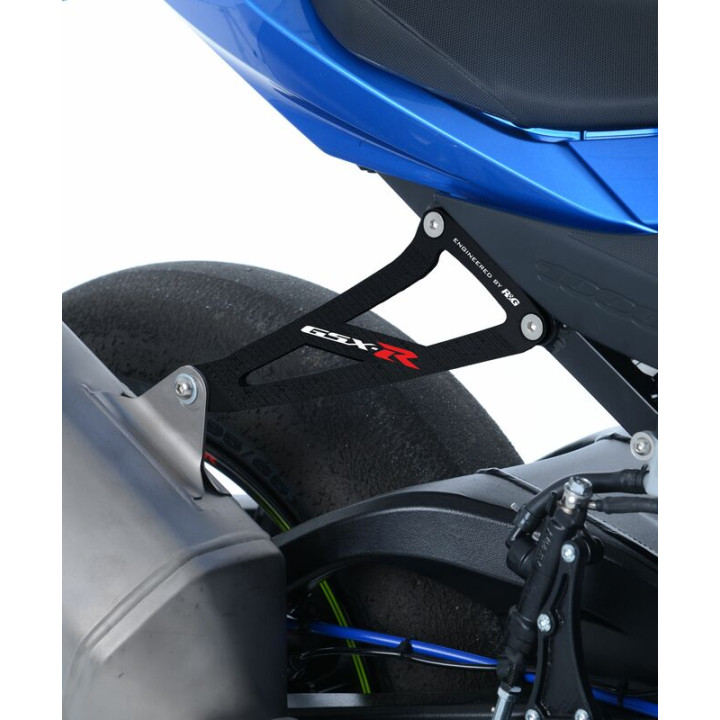 Patte de fixation de silencieux R&G RACING noir Suzuki GSX-R1000 EH0077BK