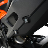 Caches orifices de repose-pieds arrière R&G RACING | Oxmoto