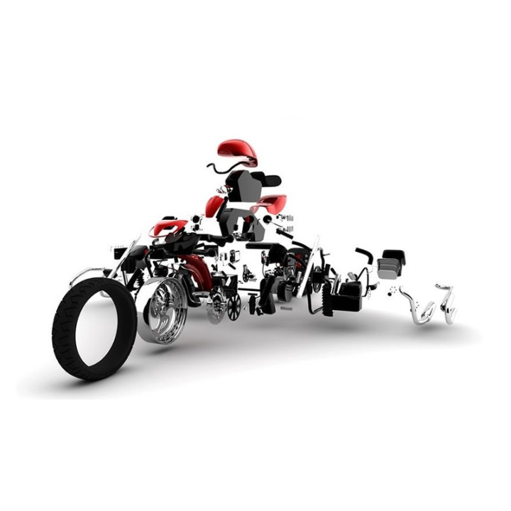 Pièce détachée - Coté droit de commande reculées R&G RACING pour 4450054 Kawasaki ZX6R