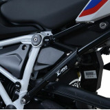 Cache orifice reposes-pieds R&G RACING noir BMW | Oxmoto