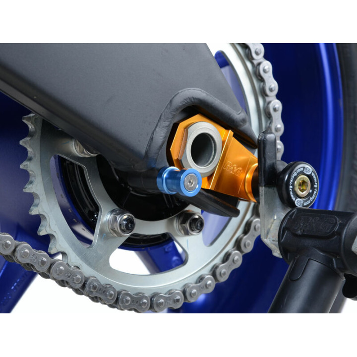 Pions de bras oscillant R&G RACING M10 bleu | Oxmoto