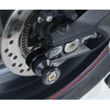 Pions de bras oscillant avec platine R&G RACING noir Triumph