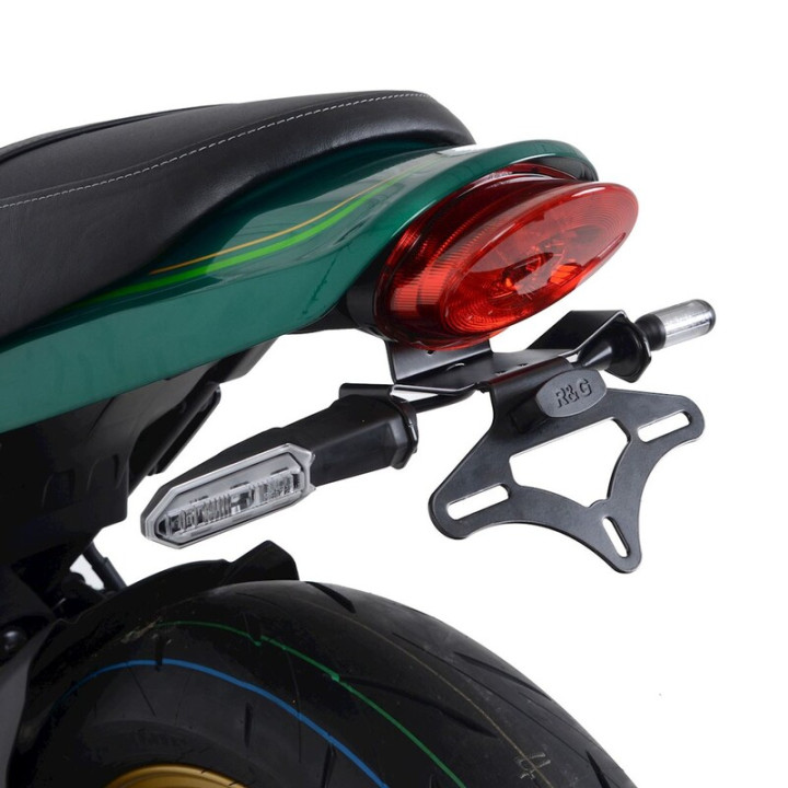 Support de plaque R&G RACING - noir Kawasaki Z650RS | Oxmoto