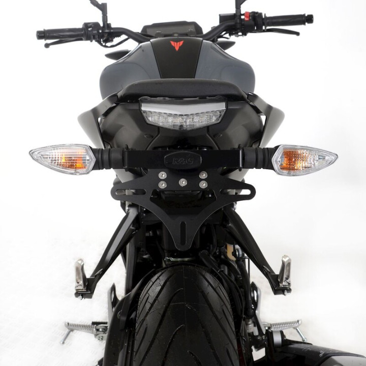 Support de plaque R&G RACING noir - Yamaha MT-125 | Oxmoto