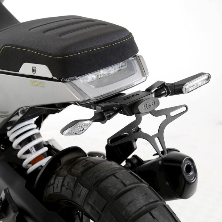 Support de plaque R&G RACING - noir Husqvarna | Oxmoto