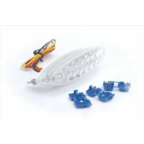 Eclairage de plaque LED R&G RACING translucide | Oxmoto