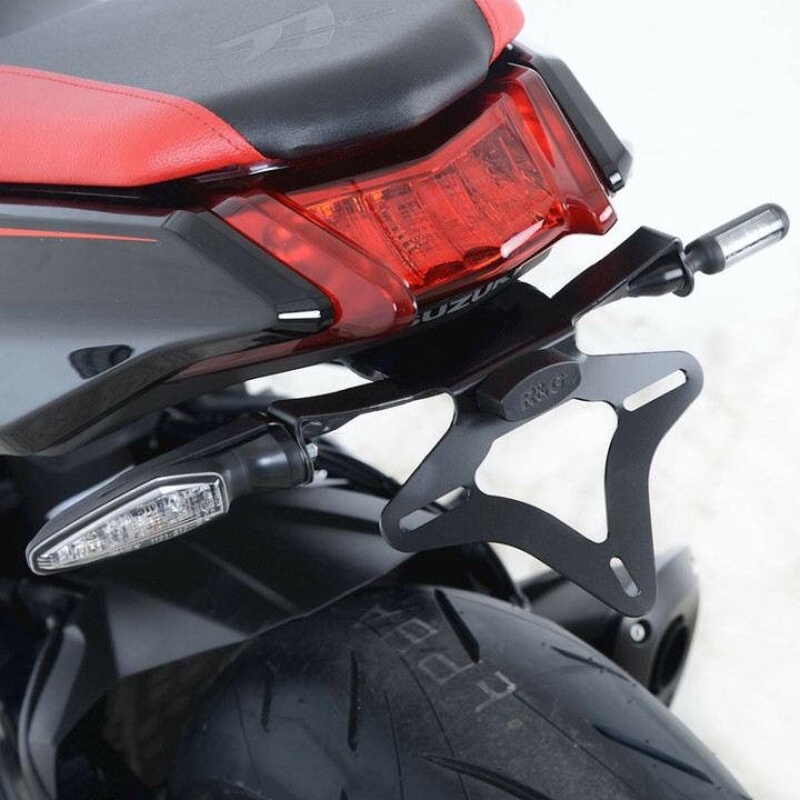 Support de plaque R&G RACING noir Suzuki Kanata | Oxmoto