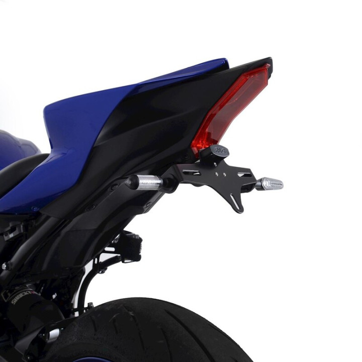 Support de plaque R&G RACING - noir Yamaha R7 | Oxmoto