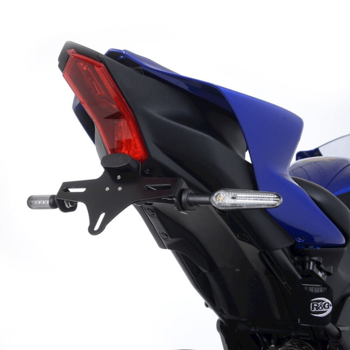 Support de plaque R&G RACING - noir Yamaha R7 | Oxmoto