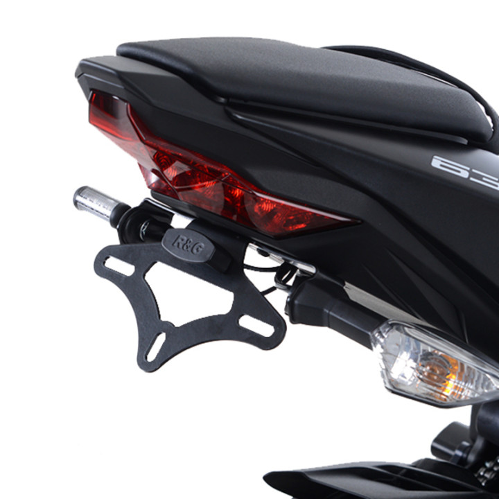 Support de plaque R&G RACING noir Kawasaki ZX636 | Oxmoto