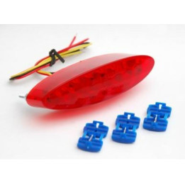 Eclairage de plaque LED R&G RACING rouge | Oxmoto