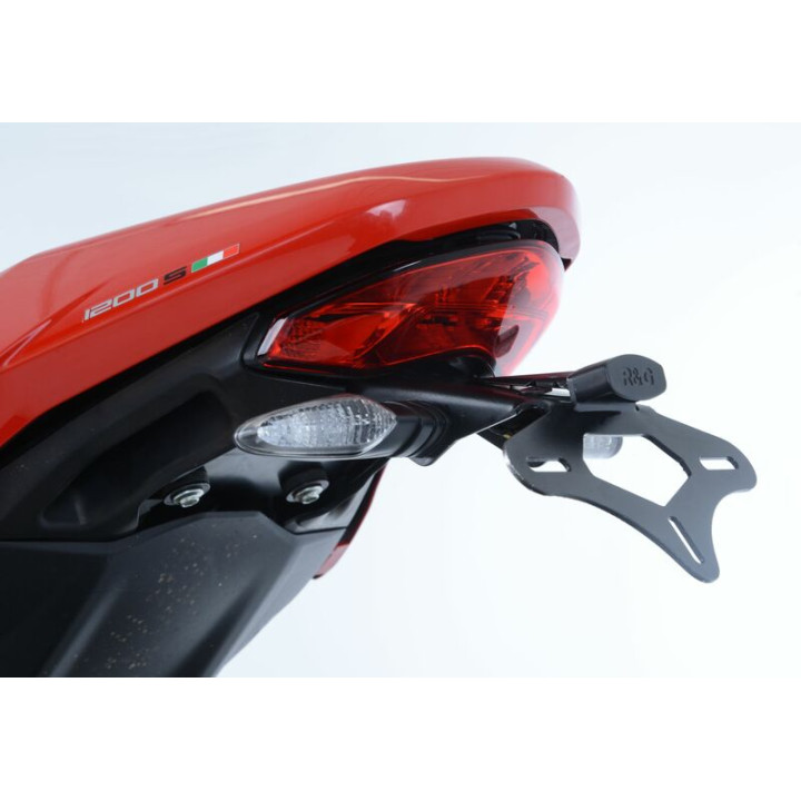 Support de plaque R&G RACING noir Ducati | Oxmoto