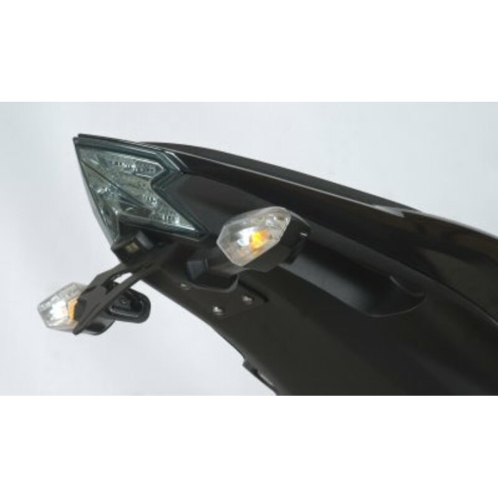 Support de plaque R&G RACING noir Kawasaki Z800/E | Oxmoto