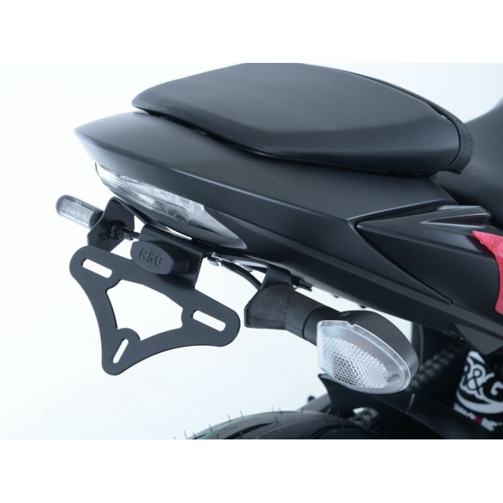 Support de plaque R&G RACING noir Suzuki GSX-S750 | Oxmoto