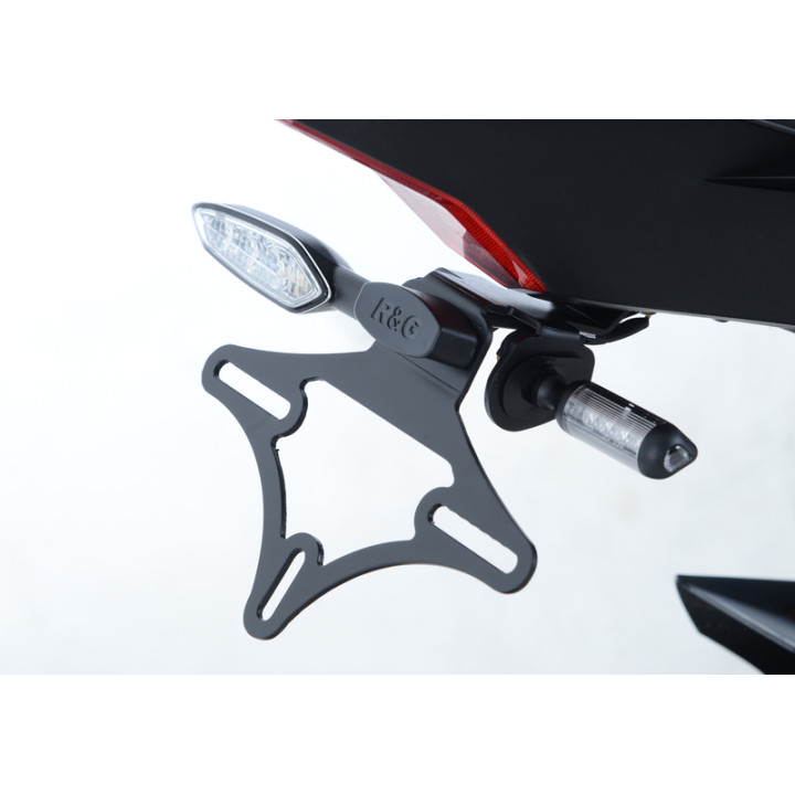 Support de plaque R&G RACING noir Yamaha YZF-R6 | Oxmoto