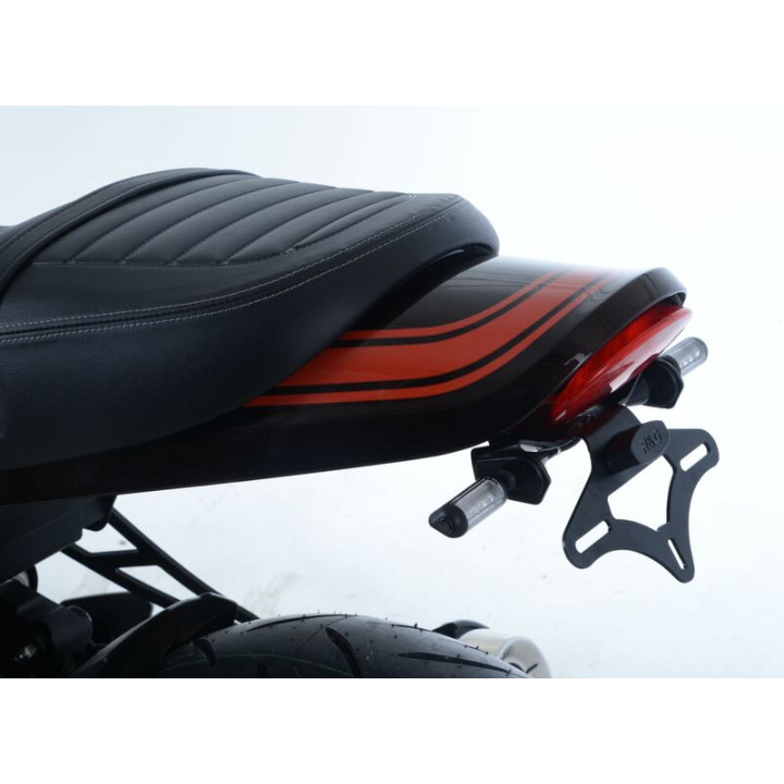 Support de plaque R&G RACING noir Kawasaki Z 900 RS | Oxmoto