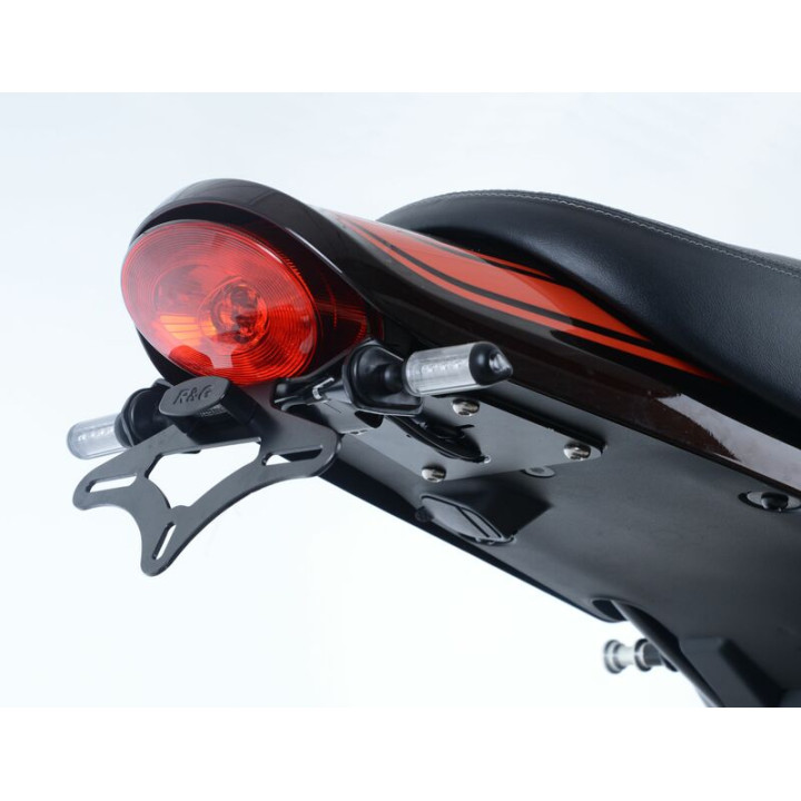 Support de plaque R&G RACING noir Kawasaki Z 900 RS | Oxmoto
