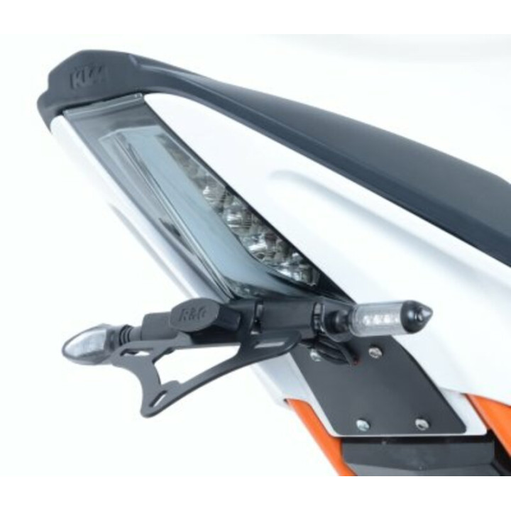 Support de plaque R&G RACING noir KTM LP0227BK | Oxmoto