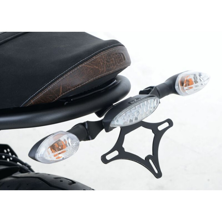 Support de plaque R&G RACING noir Yamaha XSR700 | Oxmoto