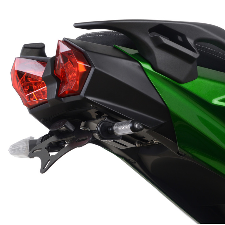 Support de plaque R&G RACING noir Kawasaki H2 SX | Oxmoto