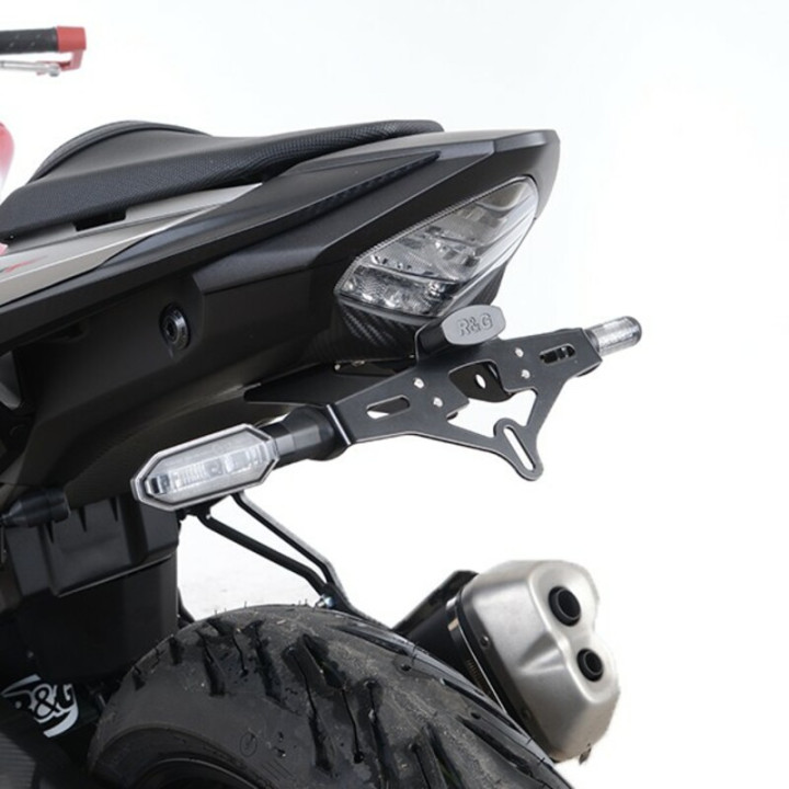 Support de plaque R&G RACING noir Honda CB500F | Oxmoto
