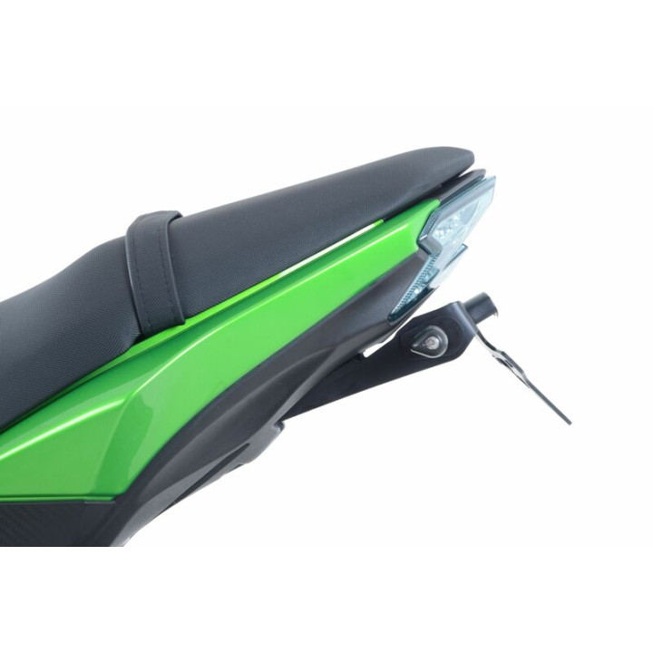 Support de plaque R&G RACING noir Kawasaki Z125 LP0209BK