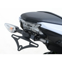 Support de plaque R&G RACING noir Kawasaki Z650 | Oxmoto