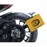 Support de plaque R&G RACING noir Ducati X Diavel | Oxmoto