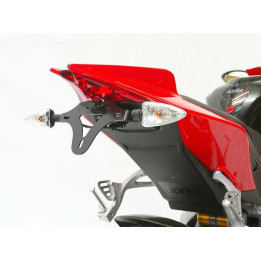 Support de plaque R&G RACING noir Aprilia | Oxmoto