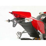 Support de plaque R&G RACING noir Aprilia | Oxmoto