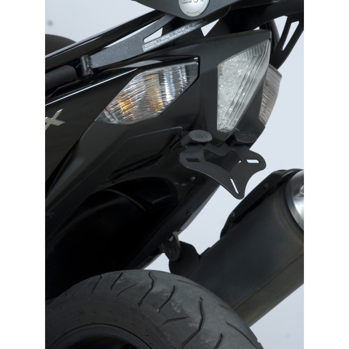 Support de plaque R&G RACING noir Yamaha T-Max 530 LP0127BK