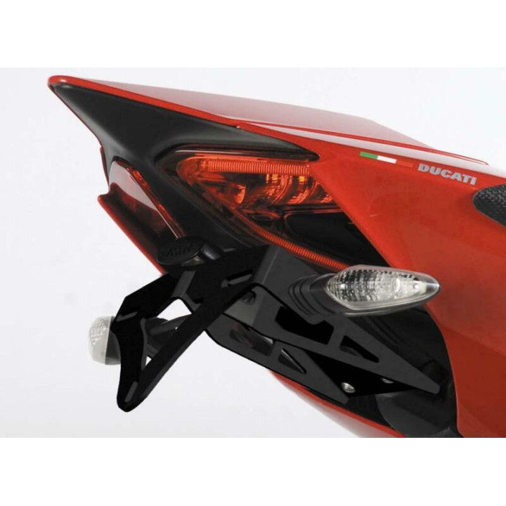 Support de plaque R&G RACING noir Ducati Panigale | Oxmoto