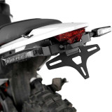 Support de plaque R&G RACING noir LP0411BK | Oxmoto