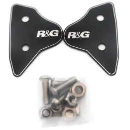 Cache-orifices rétroviseur R&G RACING - noir | Oxmoto