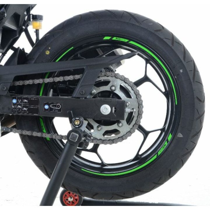 Liseré de jantes R&G RACING 17'' jaune | Oxmoto