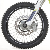 Liseré de jantes R&G RACING 17'' blanc | Oxmoto