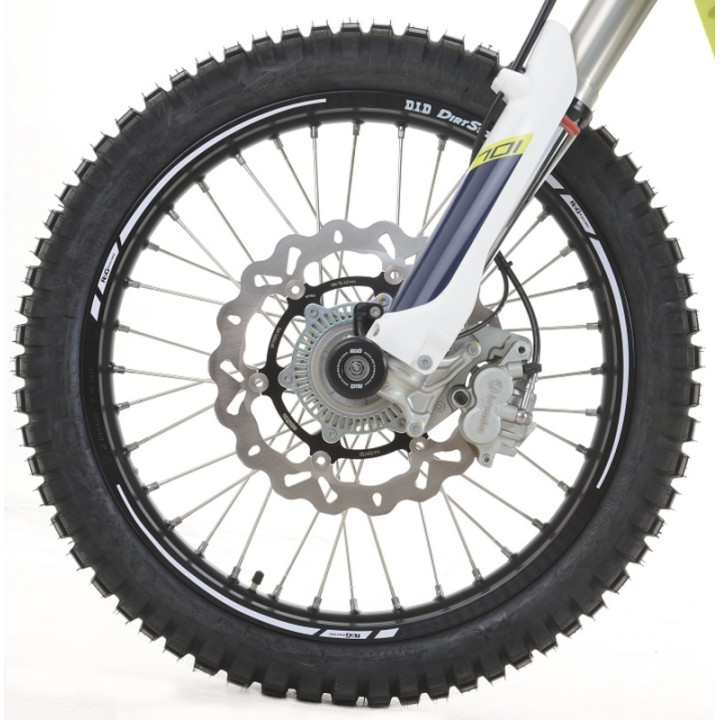 Liseré de jantes R&G RACING 17'' blanc | Oxmoto