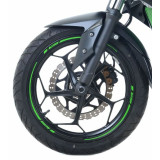 Liseré de jantes R&G RACING 17'' jaune | Oxmoto